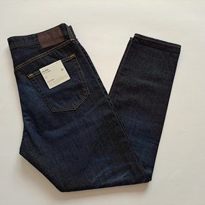 New Men AG Adriano Goldschmied Denim The Apex Relaxed Tapered Blue Jeans Size 32